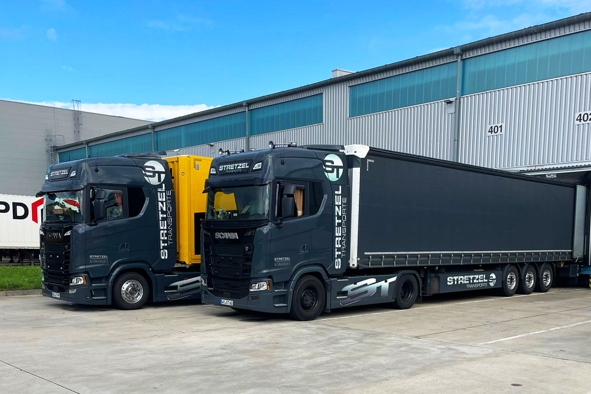 Stretzel Transporte GmbH - Lkw, Lkw-Flotten, Lagerhäuser, Transport von Gütern, Kühlwaren und Getränken sowie Be- und Entladevorgänge